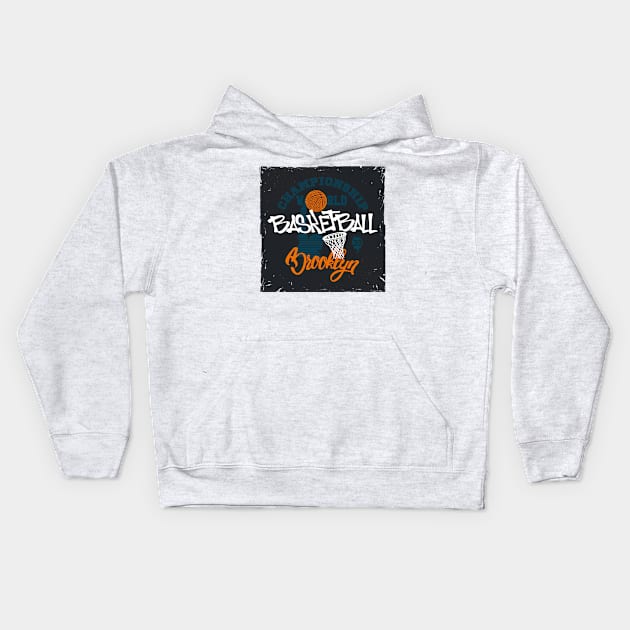 Basketball Kids Hoodie by Dojaja